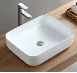 LAVABO DƯƠNG VUÔNG TRẮNG