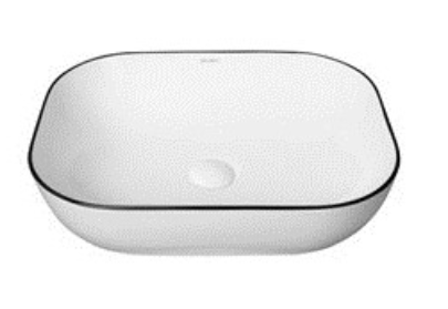 LAVABO DƯƠNG VUÔNG VIỀN ĐEN